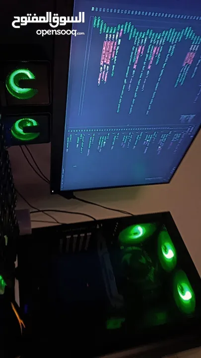 جهاز كمبيوتر للألعاب بحالة ممتازة مع شاشة - Core i5 و GTX 1060