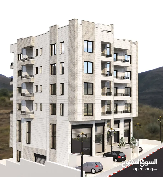 شقة 128م قيد الانشاء بافضل مواقع بيت ايبا وامكانية التقسيط ل 50 شهر