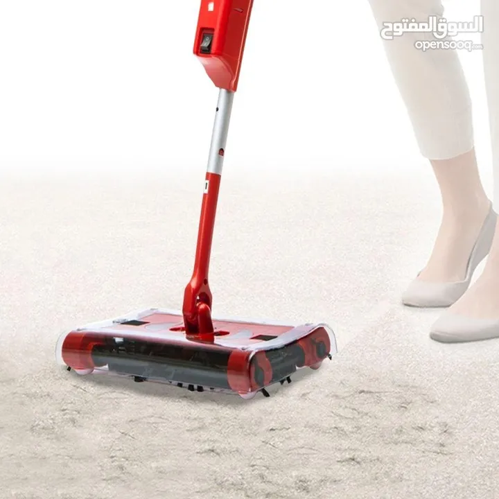لمامه و مكنسه شحن جي 6  الحمراء لمامة شحن الدواره SWIVEL SWEEPER مكنسة اللمامه العجيبه