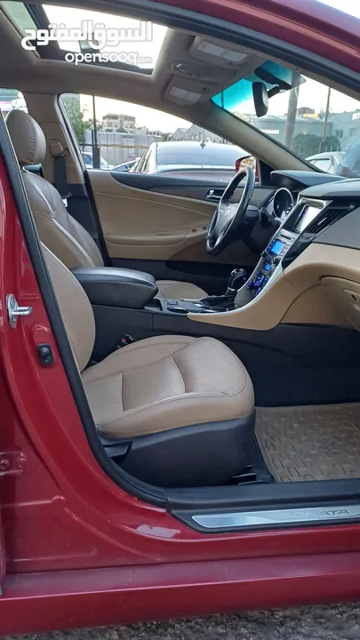 هونداي سوناتا موديل 2013 فحص كامل للبيع بالتقسيط بدفعه 2300 دينار والباقي اقساط شهريه