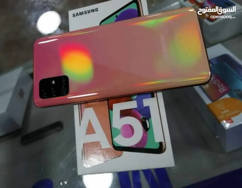 مش مصلح Samsung A51 رام 16 جيجا 128 أغراضة والكرتونه الأصلية متوفر توصيل