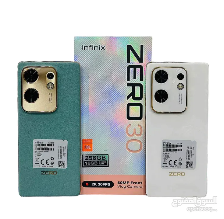 اخو الجديد بالكرتونة Zero 30 4g رام 16 ججيا 256 اغراضة والكرتونه الأصلية متوفر توصيل