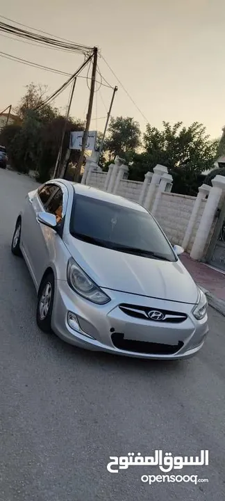 هونداي اكسنت ديزل 2014 اربعه غيار نخب اول بسعر 45000 ألف نقدا بدل وارد