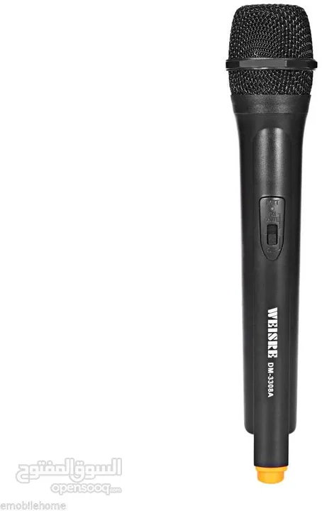 WEISRE WIRELESS MIC  DM-3308Aميكروفون لاسلكي مميز وبسعر مميز