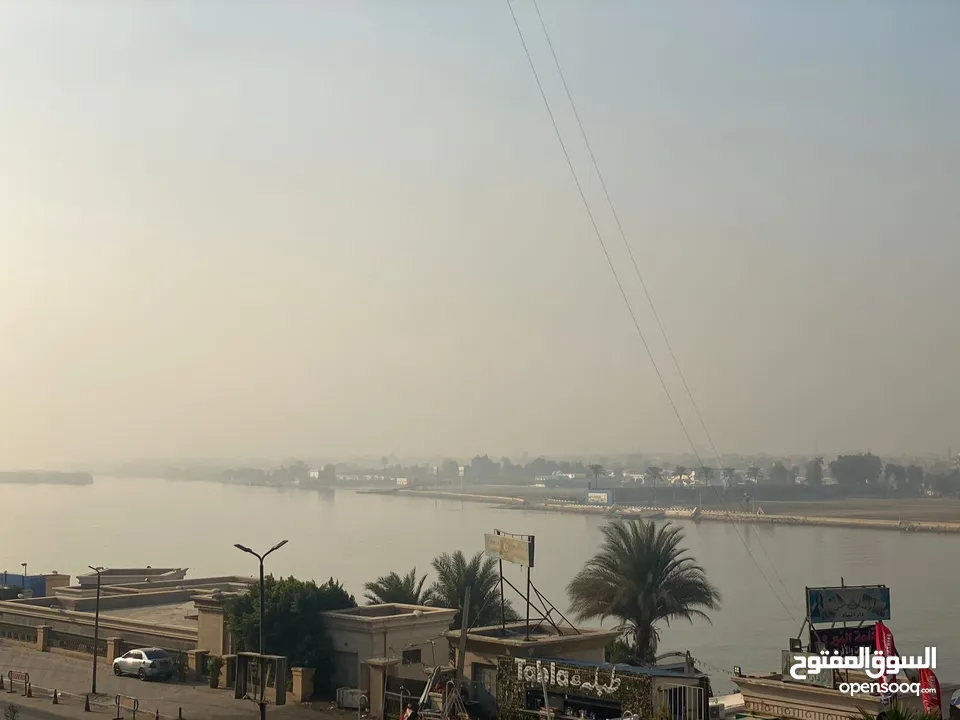 شقه للايجار مفروش على النيل المعادي مباشر الايجار الاسبوعي