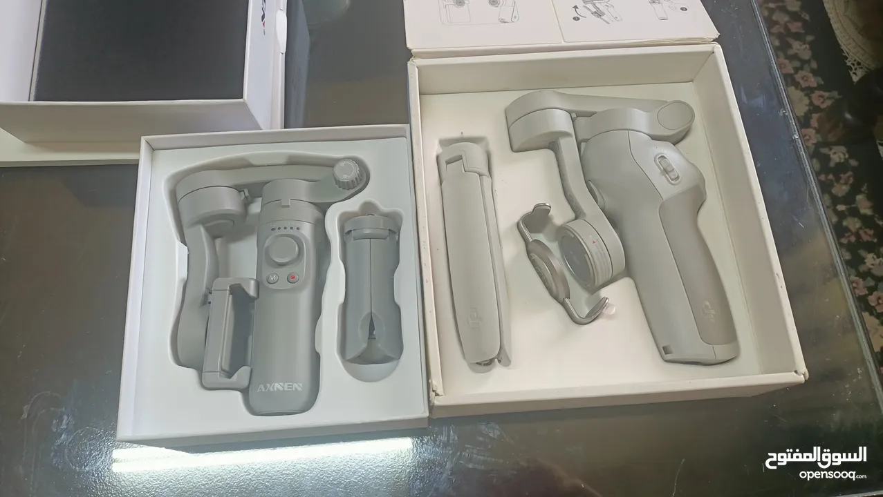 جامبل تصوير للموبايل 2 للبيع DJI + Axnen بحالة الوكالة استخدام بسيط  من أروع الأنواع