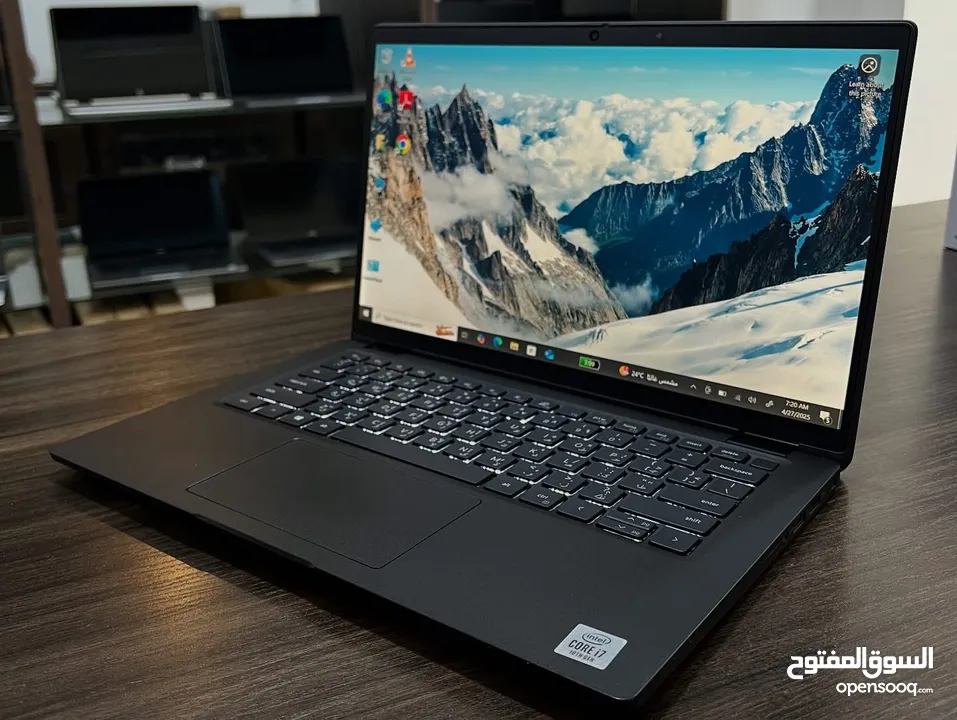 لابتوب 2in1 شاشة لمس ديل i7 جيل عاشر رام 16 تخزين ssd 512 يفتح 360 معدني مواصفات عالية انيق جدا