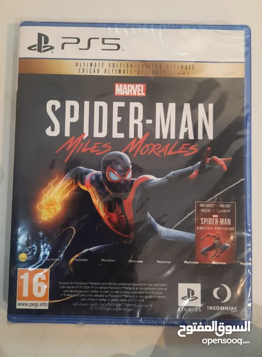 ps5  CD spiderman.. ultimate edition
