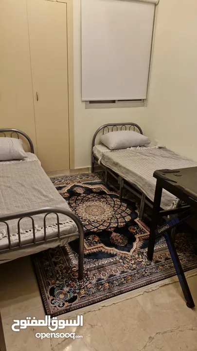 2 folding beds سريرين قابلين للطي with new mattress