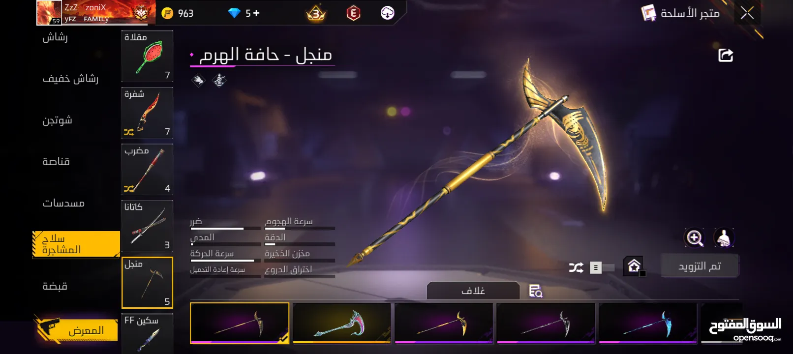 حساب جيد لشخص يريد الإستمتاع باللعب