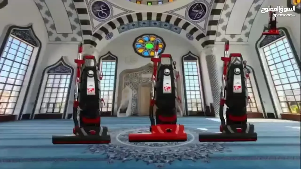 المكنسة الحمراء التركية HM61 سريعة التنظيف الصحية