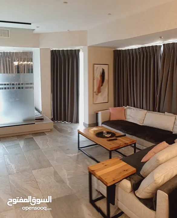 شقة فندقية متميزة للإيجار في برج داماك-العبدلي بخدمات فندقية  damac tower in abdali