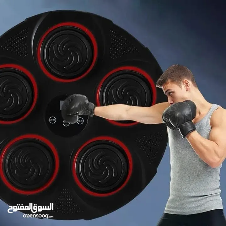 جهاز الملاكمة الموسيقي المثبت على الحائط مع مكبر صوت بلوتوث احدث اصدار