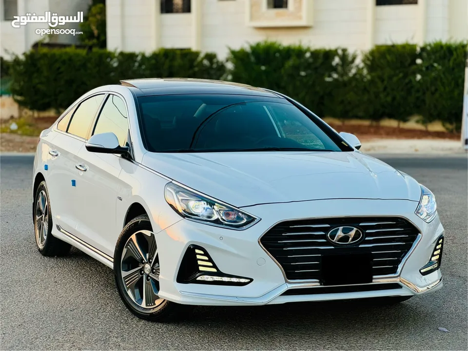 Sonata 2018 وارد وكاله اقل عداد بالمملكه تقريبا زيرو مالك واحد اعلى صنف رويال