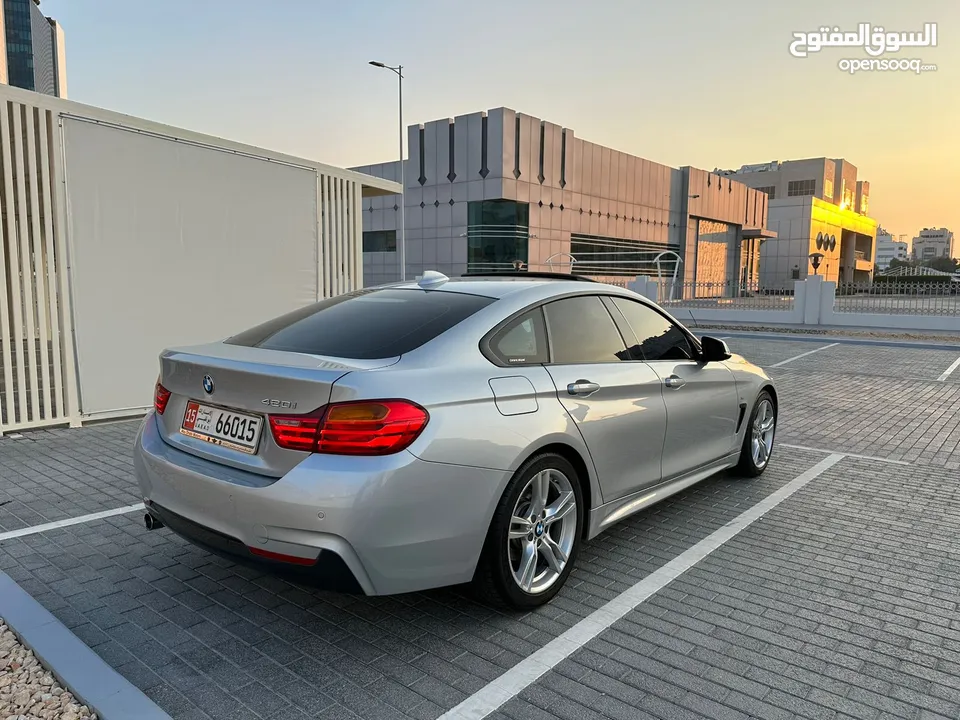 للبيع ((BMW 420))  M توين توربو (جراند كوب) خليجي  - موديل 2016