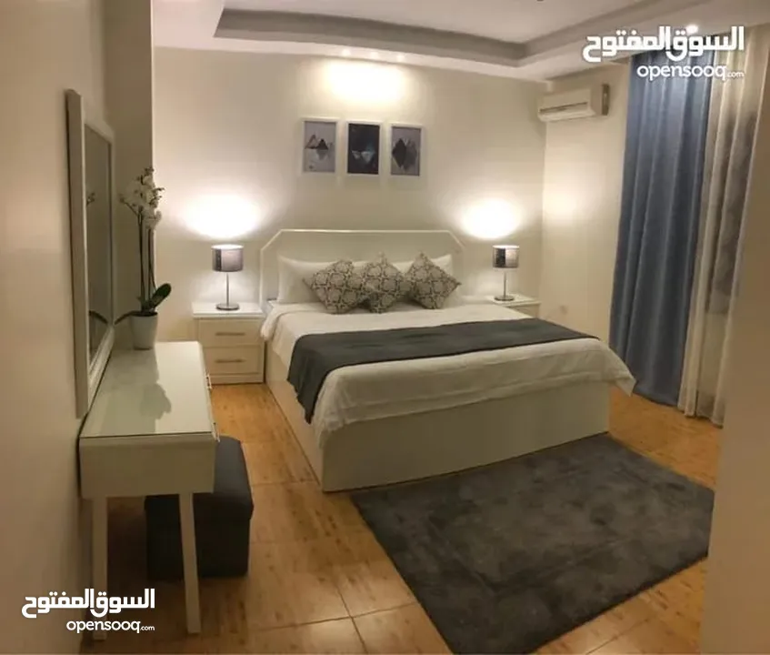 شقة مفروشة  للايجار في عمان -منطقة ام اذينة منطقة هادئة ومميزة جدا