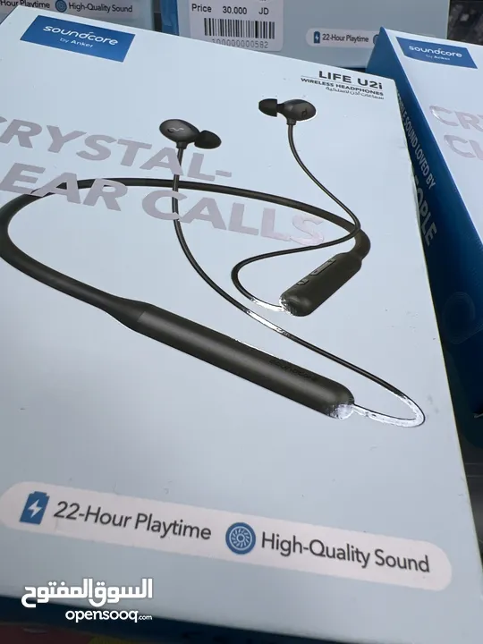 Anker U2i Wireless HeadPhones سماعات أذن لاسلكية من انكر الاصلية  توصيل متوفر داخل عمان و للمحافظات