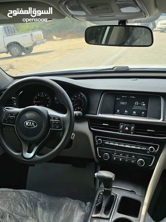 كيا اوبتيما 2018 بدون حوادث صبغ وكالة من الداخل بيج Kia Optima 2018 No accident Beige interior