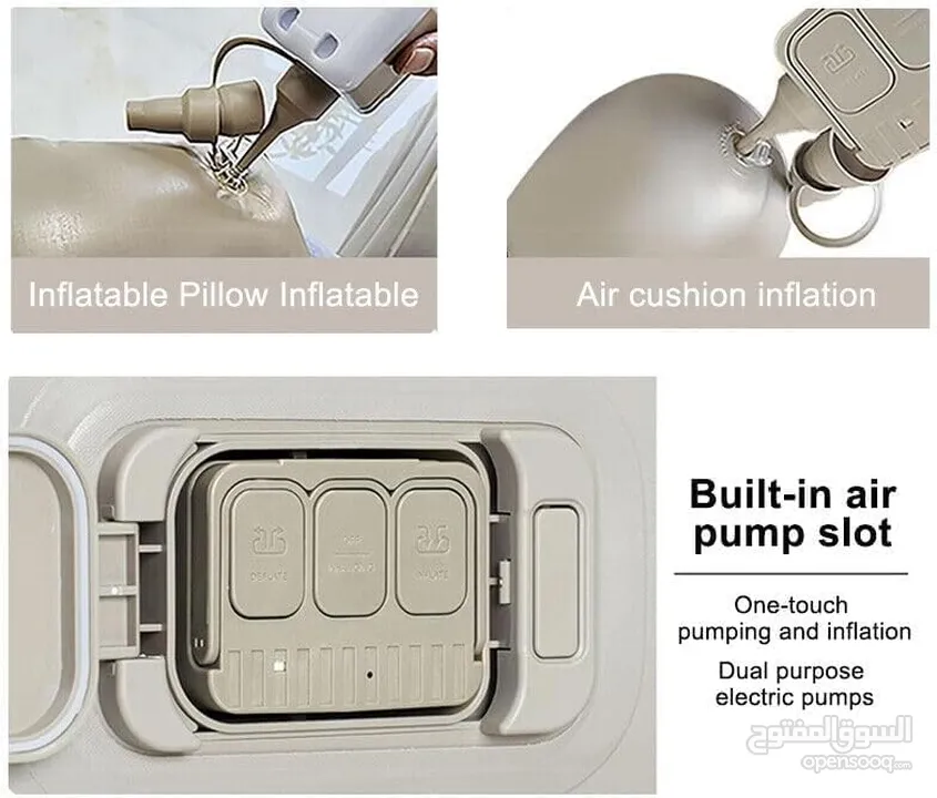 Air Mattress with Built-in AC Pump