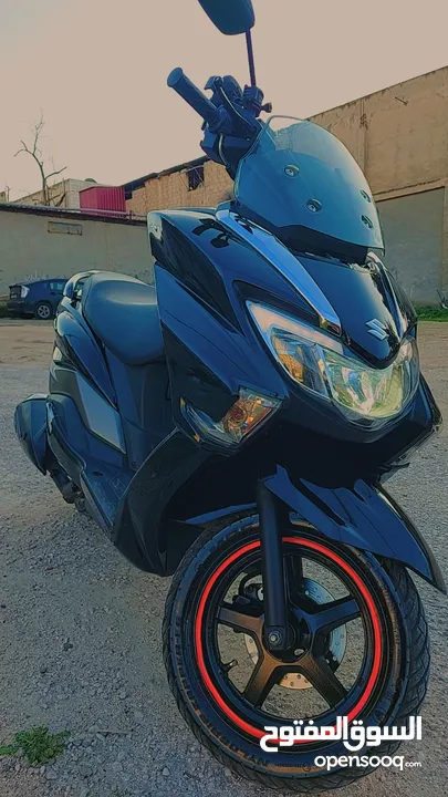 سوزوكي بيرجمان 125cc بحال الوكالة