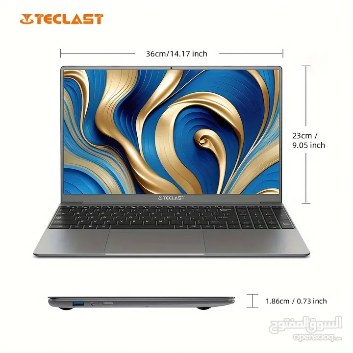 لابتوب teclast f16 pro جيجا رام 16 ومساحة 512 جيجا SSD (جديد)
