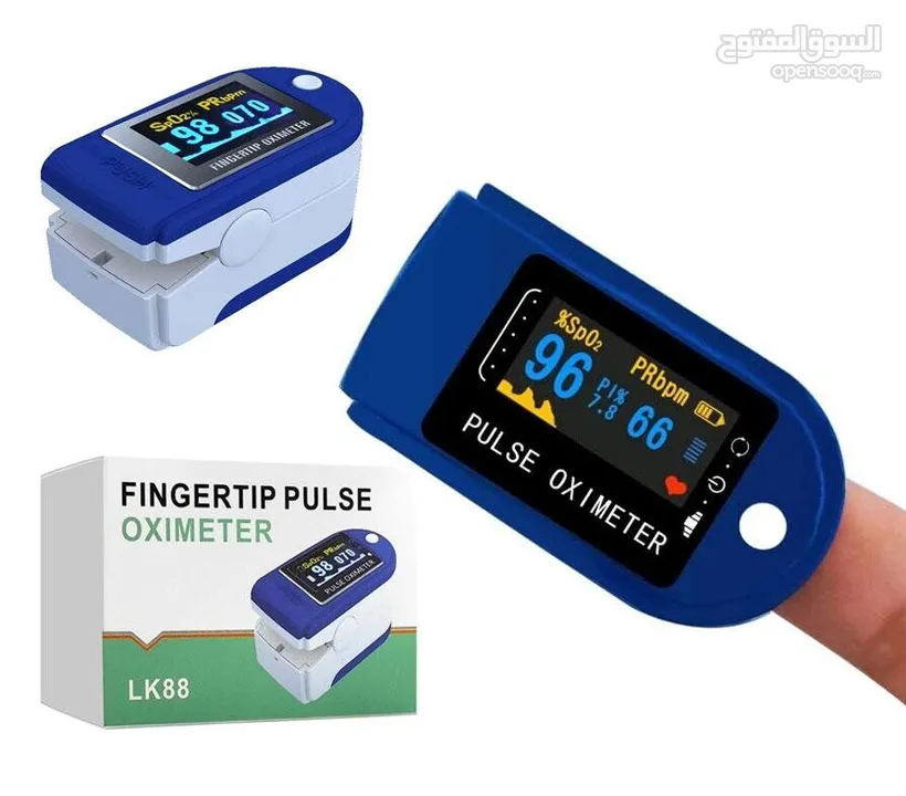 جهاز فحص نسبة الاكسجين LK88 Fingertip Pulse Oximeter