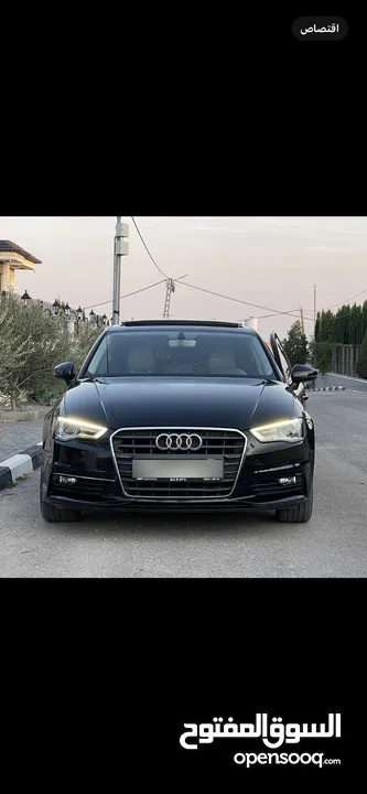 اودي 2015 تسيير 2016  ماتور 1400 تيربو/ جير اتمات7 سرعات فل اضافات مع بانوراما