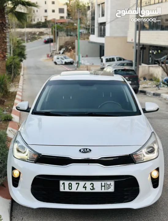 كيا ريو 2019 . اوتوماتيك . اصل برايفيت . يد ثانيه . دهان شركه . ترخيص + تأمين جديد