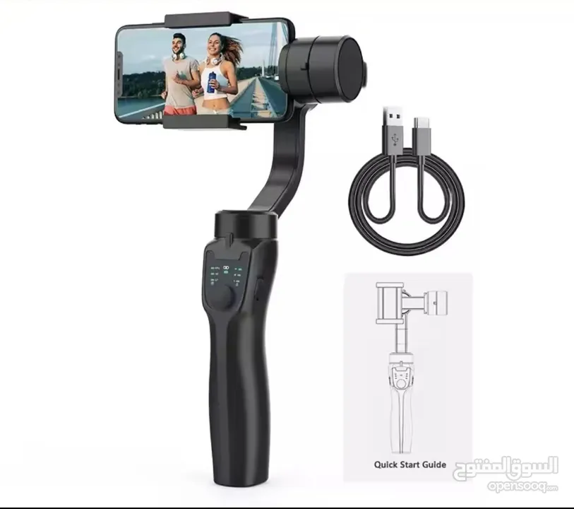 3 Axis Gimbal smartphone stabilizer - غمبل ومثبت تصوير فيديو عالي للهواتف الذكية