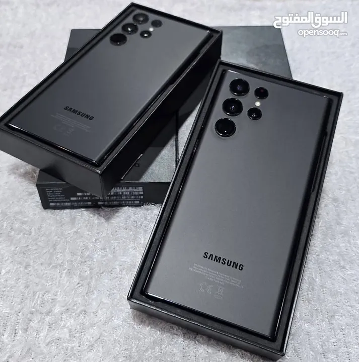 على الفحص Samsung S 22 Altra 5G شرق اوسط عربي رام 12 جيجا 256 اغراضة والكرتونه الأصلية متوفر توصيل