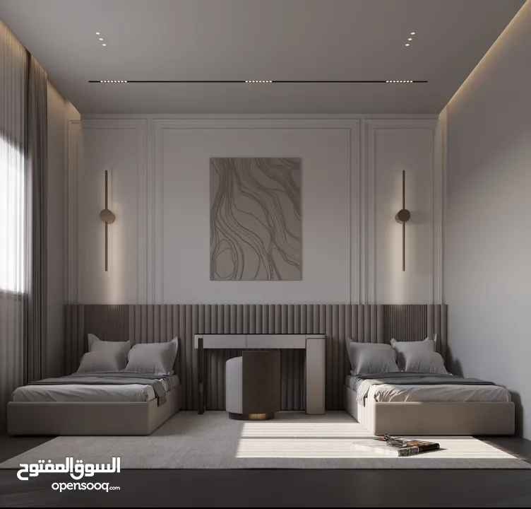 اخير مع روف شركة حسام الجمزاوي للإسكان مساحه 180 داخلي و روف 40 متر ترس 100 متر اطلالة