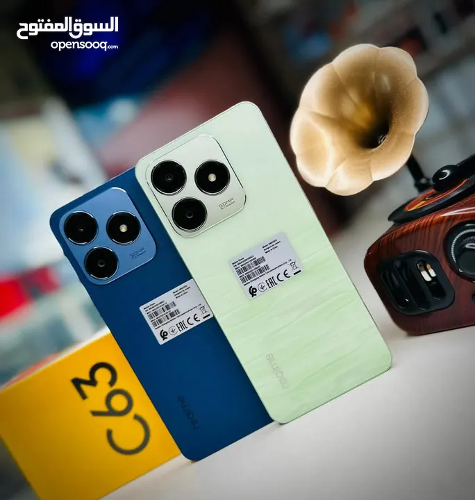 جهاز جديد Relmi C63 رام 12 جيجا 128 مكفول سنة ونص متوفر توصيل