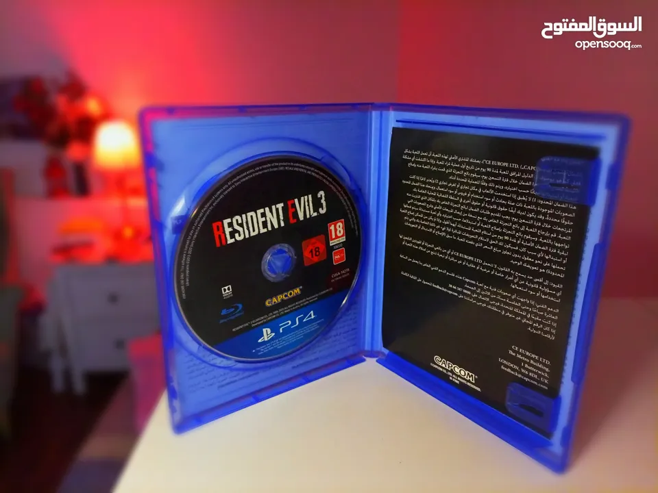 لعبة ريزيدنت ايفل 3 معربة للبلايستيشن 4 و5 resident evil 3 game for PS4 & PS5