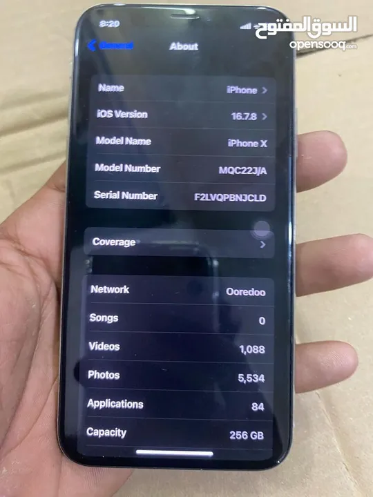 Full fresh iphone x with waterproof nothing changed battery (84)all original