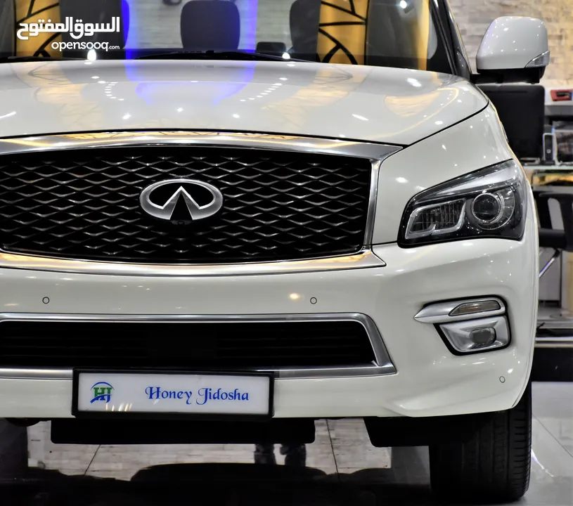 Infiniti QX80 ( 2015 Model ) in White Color GCC Specs