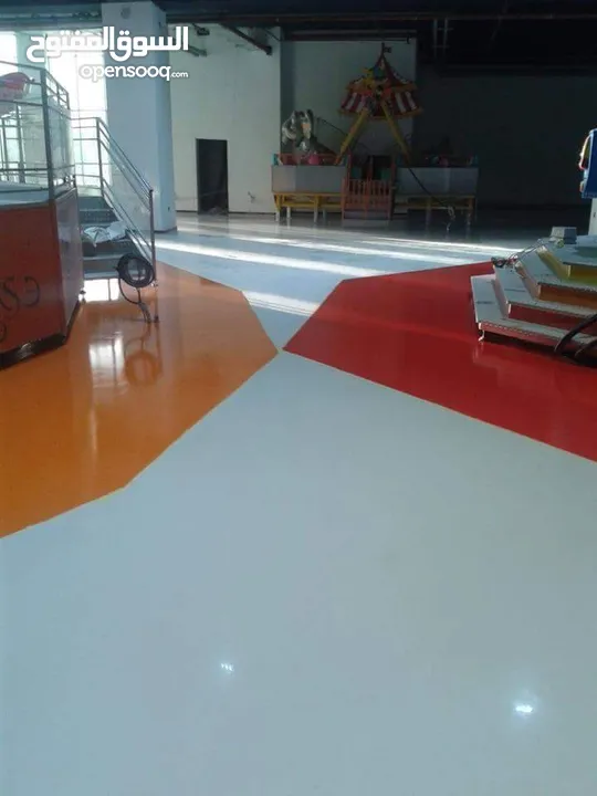 epoxy إيبوكسي أرضيات جدران