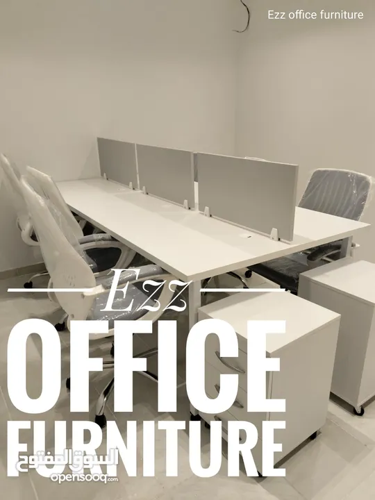 خليه عمل بتصميم عصري وحديث من تسليمات شركه Ezz office furniture للاثاث المكتبي