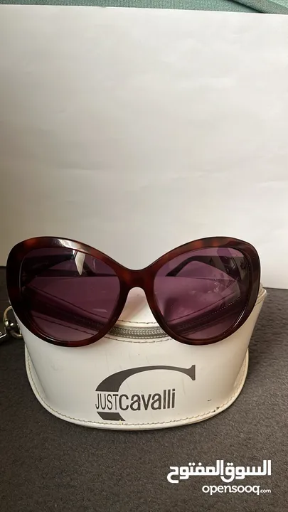 Roberto Cavalli vintage sunglasses with glasses case