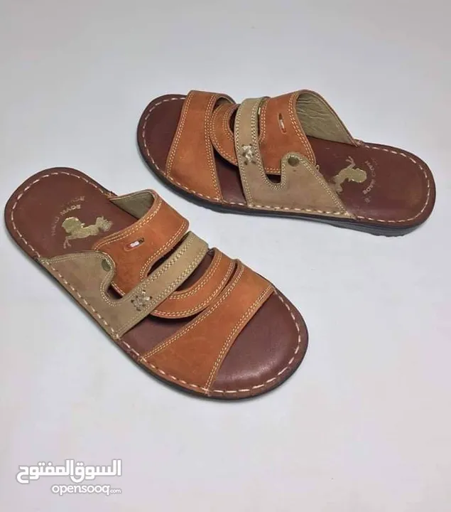 عرض خرافي اشتري شحاطه جلد طبيعي   بسعر8دينار شامل التوصيل داخل عمان والزرقاء   شحطات HAND MAED  جلد