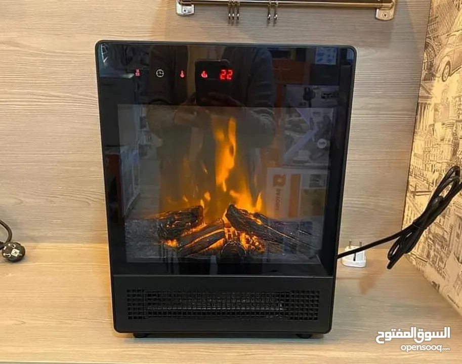 دفاية كهربائية على شكل فاير بليس