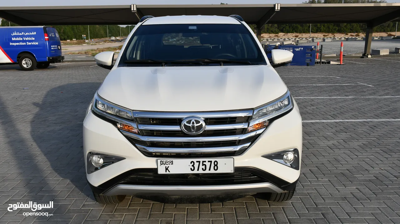 Toyota - Rush -2020 - White - SUV  7 Seater - Eng 1.5L