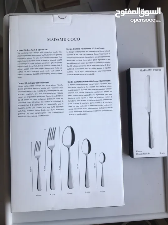 طقم ملاعق وشوك وسكاكين موديل كراون  Crown Fork,Spoon  & Knife set