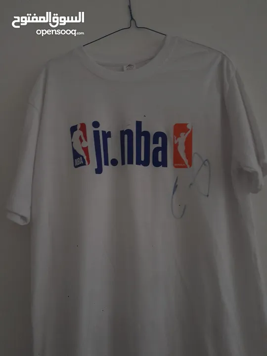 Signed NBA t-shirt