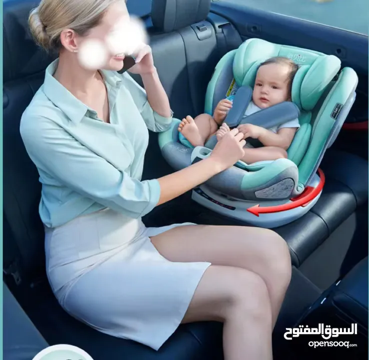 مقعد السيارة الدوار 360° – الأمان والراحة لطفلك مع Island Toys