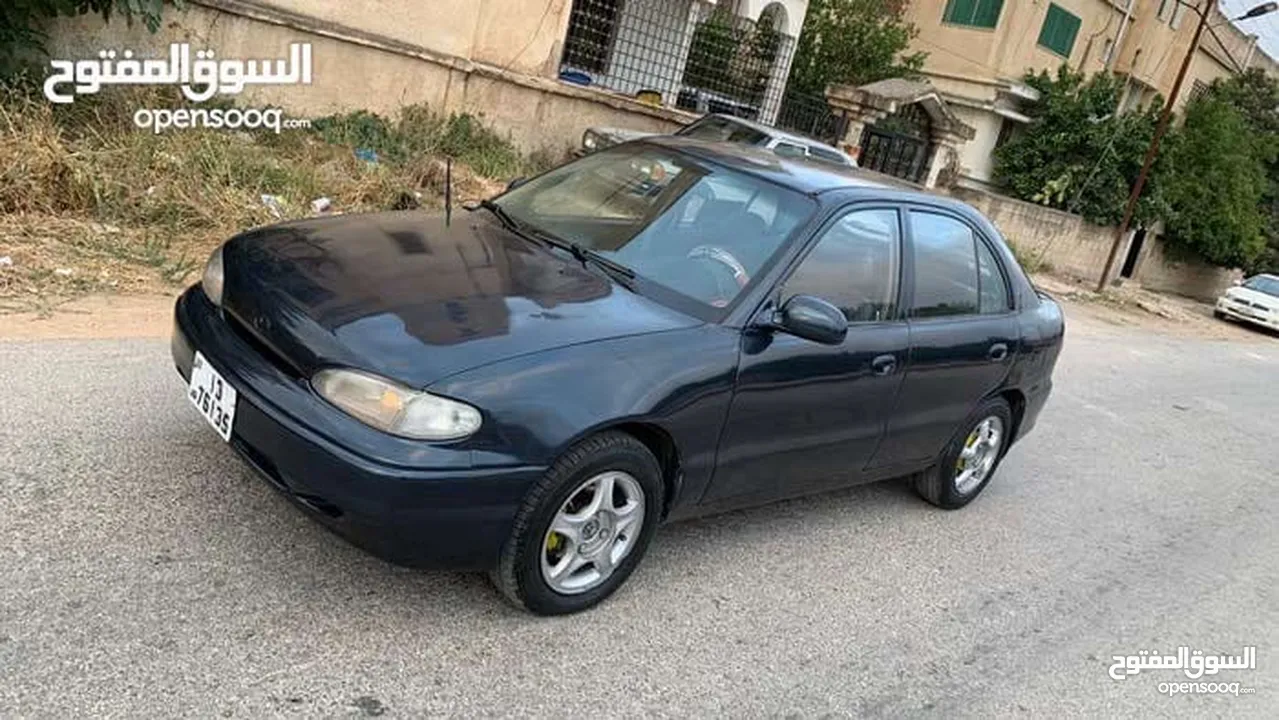 هونداي اكسنت 1996 اتوماتيك للبيع