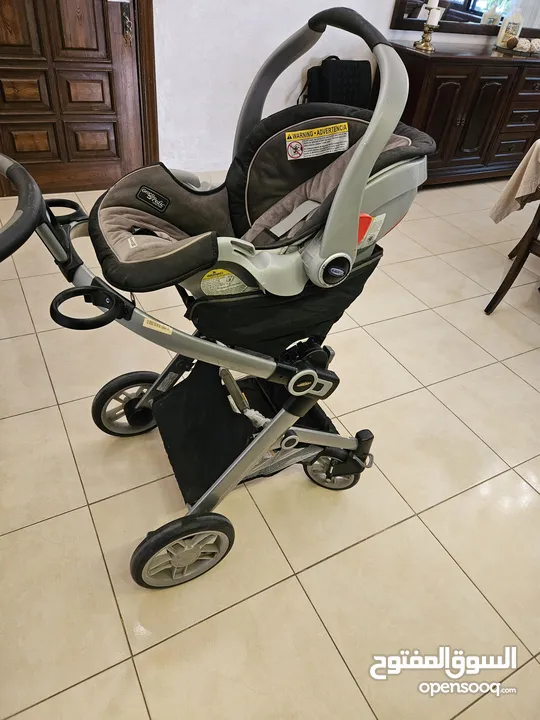 عرباية Graco اعلى صنف للبيع مع كرسي سيارة