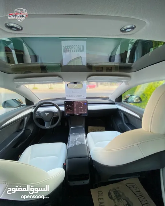 تيسلا مودل 3 موديل 2022 Tesla model 3 Dual motor Long Range 2022  ممشى 40 الف كم