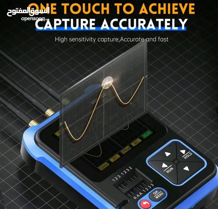 3-IN-1 Fnirsi DSO-TC3 Oscilloscope, Multitester and Wave Generator