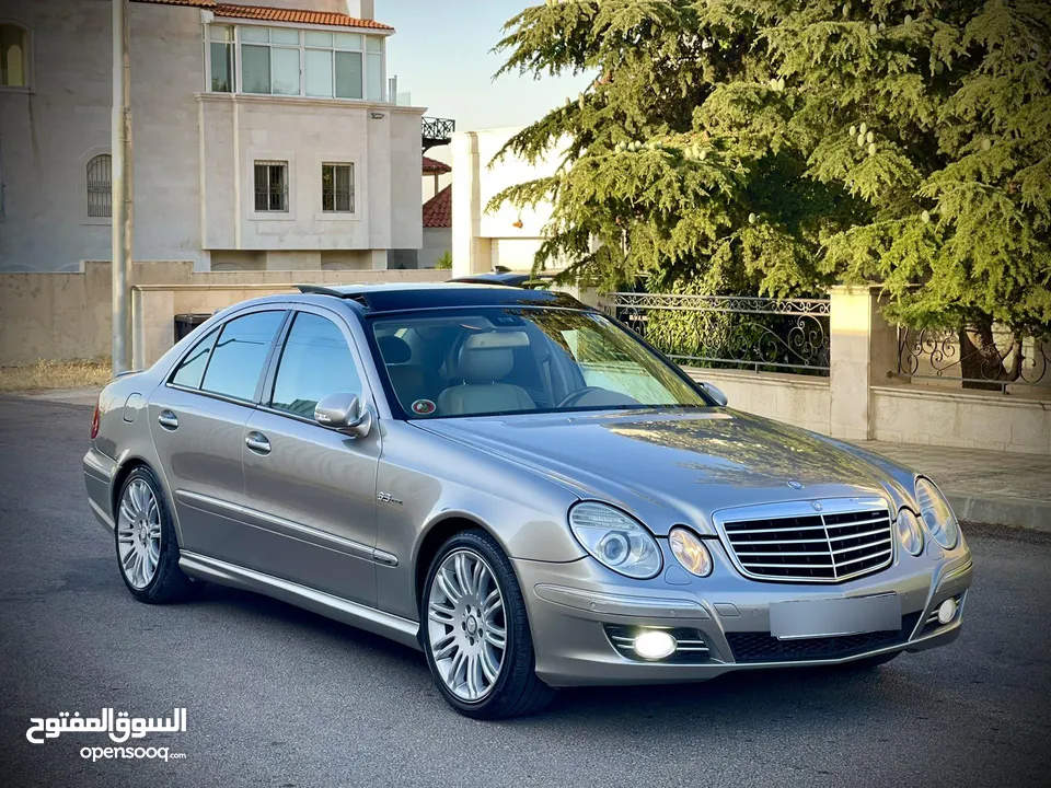 مرسيدس e200 موديل 2008 فحص كامل فل كامل اعلا المواصفات مميزة جدا بنظافتها