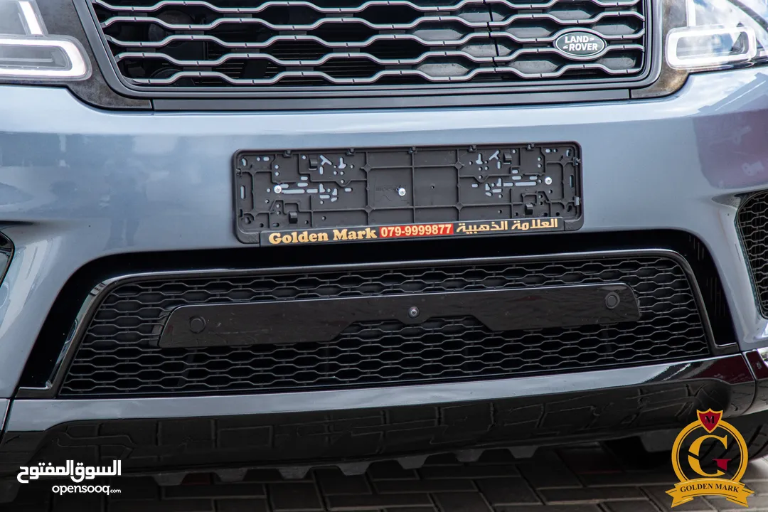 Range Rover Sport 2021 Hse Plug in hybrid  Black edition    السيارة وارد المانيا